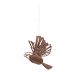 Cooee Design Oiseau Décoration en Papier à Suspendre Lot de 2 Café