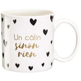 La Carterie Cadeaumok, opschrift "Un Câlin Quelré"