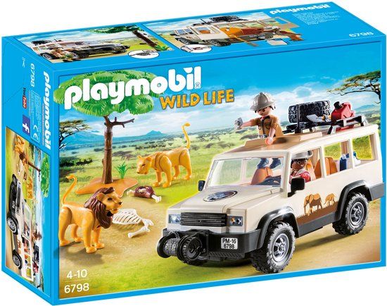 PLAYMOBIL Safari 4x4 met lier - 6798