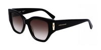 Longchamp LO764S N Zonnebril Vrouwen Zwart Kunststof Butterfly