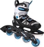 Tempish - enbo duo - ijshockeyschaatsen - schaatsen kinderen - zwart - verstelbare pasvorm & comfortvoering - maat eu 37-40