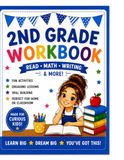 2nd Grade Back to School Workbook | Reading, Math & Writing Activities | Homeschool Printable | 2nd Grade PDF