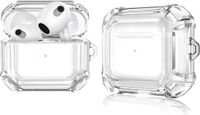 Merkloos / Sans marque Apple AirPods 3 Hoesje TPU Case Transparant