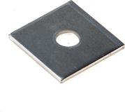 GB Plaque de guidage galvanisé sendzimir m16 50 x 50 x 4mm 84424