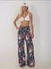 Hiccup Broek navy / kiwi / oranjerood / wit