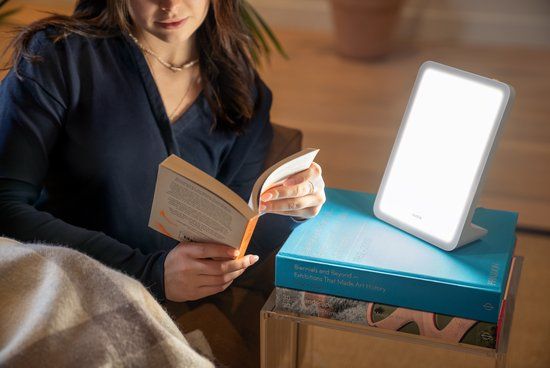 Lumie Mini - daglichtlamp - 10.000 Lux - compact design - Verbetert humeur, energie, focus en prestaties