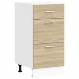 vidaXL Onderkast Lyon Sonoma eiken 40 x 46 x 81,5 cm bewerkt hout