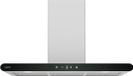 Klarstein CurveVent Afzuigkap - 90 cm wandkap, 676 m³/u luchtstroom, A+ energie-efficiëntie, Touch-bediening, LED-verlichting, 57 dB, Zwart, Afvoer & koolstoffilter