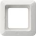 REV Aquacombi, cadre 1 poste pour plaque de commande et prise, blanc