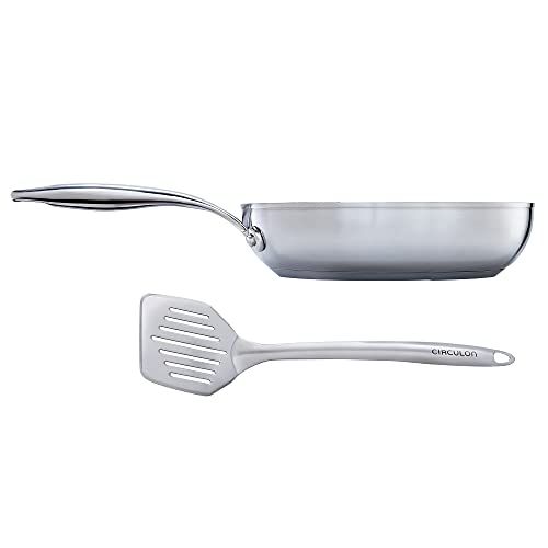 Circulon SteelShield S-serie koekenpan - 24cm - inductie - roestvrij staal - anti-aanbak - vaatwasserbestendig