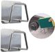 Support éponge en acier inoxydable - Gain de place - Argent