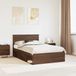 vidaXL Bedframe Bruin Eiken Massief Grenenhout 120 x 200 cm