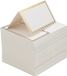 Bol 200 Porte-noms dorés et blancs en carton - Porte-noms de table pour mariages et fêtes