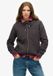 Superdry Dames Hoodie met Rits en Borgvoering - Bison Black - UK16/EU44