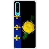 P30 Guadeloupe vlag bedrukt siliconen hoesje