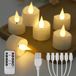 OEM Kivora B.V. 12 oplaadbare LED-theelichten met afstandsbediening