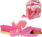 KERBL Hofman Animal Care Excellent Poetsset in rugtas - Paardenverzorging set - 7-delige vachtverzorging set - Paarden - Roze