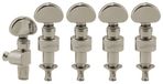 Grover 121N5 Mécaniques Banjo à Engrenages avec Bouton Métallique - 5 pcs. - Nickel