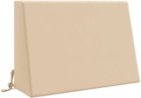 vidaXL Rugkussen SOEST 100% Polyester Crèmekleurig 60 x 20 x 40 cm
