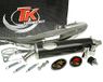 TURBO KIT Road RQ Uitlaat chroom - YAMAHA TZR 50 (2003-) AM6
