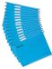Esselte A4 hangmappen van versterkt karton, set van 15, blauw