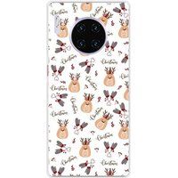 Huawei Bedrukt siliconen hoesje compatibel met Huawei Mate 30 Pro noel mignon