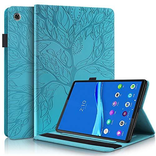 Succtop Case voor Lenovo Tab M10 Plus 10.3 Inch, Ultra Slim PU Lederen Folio Flip Cover Case Stand Functie Portemonnee Pen Houder Tablet Case Lenovo Tab M10 FHD Plus (2e Gen) TB-X606F TB-X606X Blauw