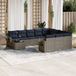 Maison Exclusive - Salon de jardin 11 pièces avec coussins, gris, polyrotin