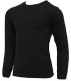 Campri Thermoshirt lange mouw - Sportshirt - Junior - Maat 140 - Zwart