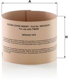 MANN-FILTER Oliefilter ZR 12 001 Z Oliecentrifuge voor Scania G P R S Serie & Scania Bus Interlink | G230-G500 P220-P620 R230-R730 S280-S730 | OEM 2386074 | 1769800 | 1769799 | 1475433