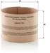 MANN-FILTER Oliefilter ZR 12 001 Z Oliecentrifuge voor Scania G P R S Serie & Scania Bus Interlink | G230-G500 P220-P620 R230-R730 S280-S730 | OEM 2386074 | 1769800 | 1769799 | 1475433