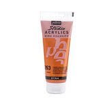 Pébéo 832353 tube acryl verf studio, 100 ml, geeloranje iriserend