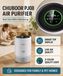 Purificateur d'air - PJ08 - Filtre HEPA H13 - Commande par application - CADR 185 m³/h - Convient aux pièces de 41–60 m² - ≤25 dB - Blanc