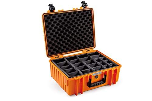 B&W International Outdoor Case Type 6000 - Orange - Waterproof IP67
