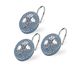 Popular Bath Capri Collection, hars, leisteen blauw, douchehaken