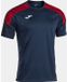 Joma Championship VIII Shirt Korte Mouw Heren - Marine / Rood | Maat: S