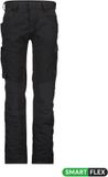 DASSY Werkbroek met stretch voor dames ZWART