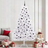 Prolenta Maison Exclusive Kunstkerstboom, inklapbaar, wit, 240 cm, PVC en staal