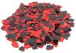 Confettis de table, 60g, rouge et noir, pour jeux de cartes, poker, casino, fêtes