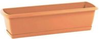 Prosper Plast Bloembak met pallet Espana 78.6x18.4x14.5cm kunststof/bruin