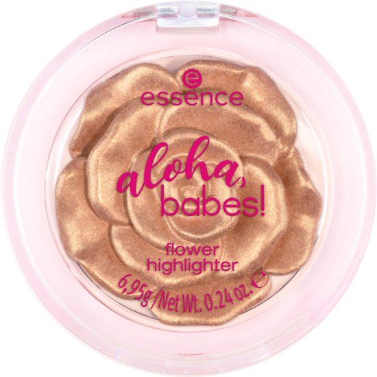 essence Aloha, Babes! Flower Highlighter 01 Paradise. Glow. Repeat.