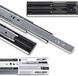 SOTECH 2 Paar (4) Volledig uitschuifbaar Ladegeleider KV1-45-H45-L350-SC Lengte 350 mm Draagkracht 45 kg gegalvaniseerd