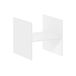 Furinno Kubus Organizer Insert, Engineered Wood, Wit, H-vorm