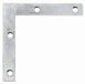 Alberts 848989 meubelhoek | sendzimir verzinkt | 75 x 75 x 12 mm | set van 50