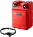 OEM Buitenboordmotortank, 24 L/6.34 Gal. Draagbare Bootbrandstoftank met Slang, Hoge Dichtheid Polyethyleen