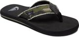 Quiksilver Monkey Abyss Heren Slippers - Green/Brown/Black - Maat 39