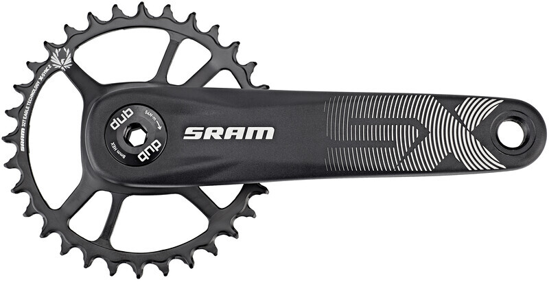 SRAM SX Eagle DUB Crankset 32T 12-speed, black