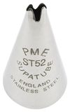 PME Naadloos RVS groot blad Supatube nr. 52, zilver, 1,72 x 1,72 x 3,5 cm