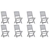 VidaXL Tuinstoelen 8 stuks Acaciahout
