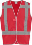 Merkloos / Sans marque Bestex Fabricage BV Veiligheidsvest 100% polyester rood maat XXL-3XL